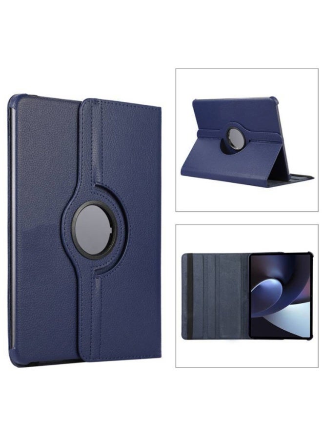 eGreen99 for Honor Pad X7 8.7 inch Case Cover, Multi-Angle Stand + 360 Rotating Bracket + Shockproof Leather Slim Protective Cover，Blue - Image 2